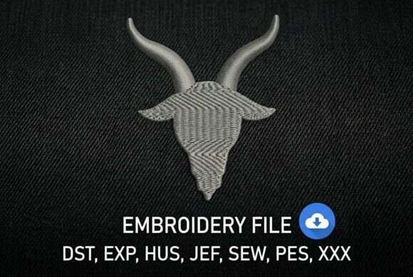 Baphomet Occult Goat Head Embroidery Review