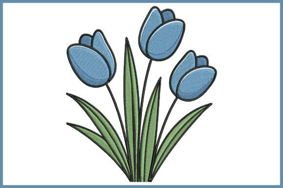 Blue Tulip Embroidery Design Review