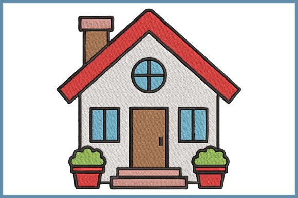 Cute House Embroidery Design Review