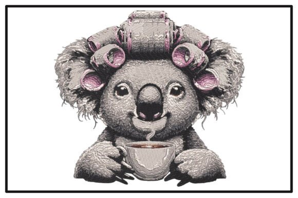 Funny Morning Koala Embroidery Design Review