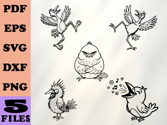 Funny Quirky Bird Embroidery SVG Review