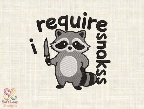 Funny Raccoon Meme Embroidery Design Review
