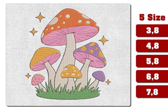 Magical Celestial Mushroom Embroidery Review