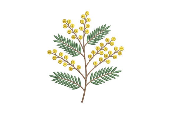 Mimosa Flower Embroidery Design Review