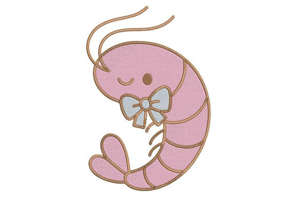 Pink Shrimp Embroidery Design Review for Boutique Apparel