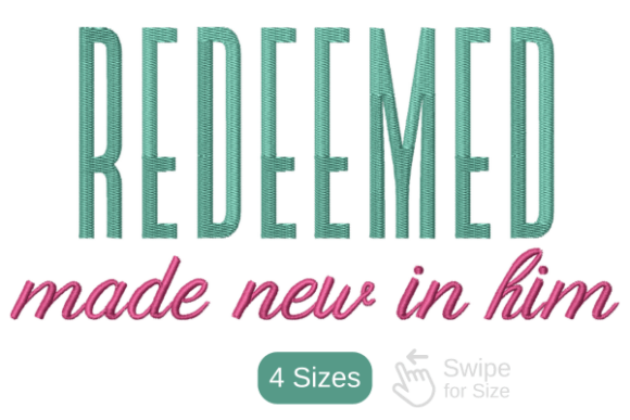 Redeemed in Him Embroidery: A Designer's Holiday Review