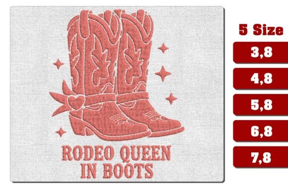 Rodeo Queen in Boots Embroidery Design Review