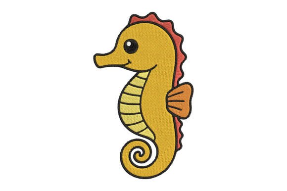 Seahorse Embroidery Design Review for Small Shops