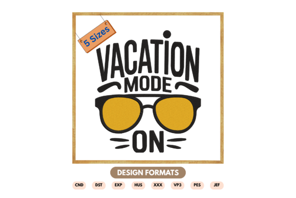 Vacation Mode on Embroidery Design Review